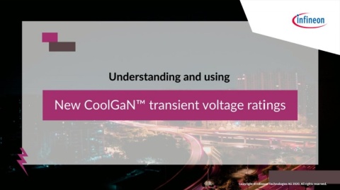 Infineon's training, CoolGaN™, Transient voltage ratings, Gallium Nitride, Reliability