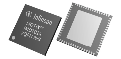 Infineon package MOTIX™ IMD701A VQFN 9x9