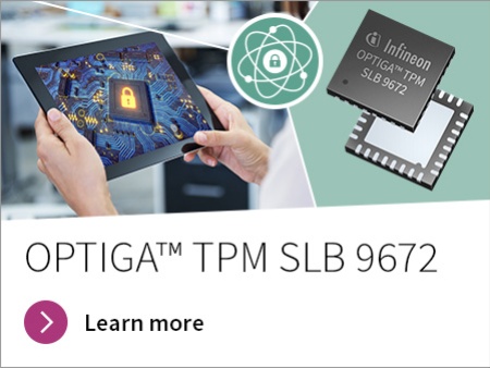 Infineon OPTIGA™ TPM SLB 9672 for industrial security