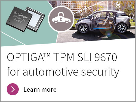 Infineon OPTIGA™ TPM SLI 9670 for Automotive Security