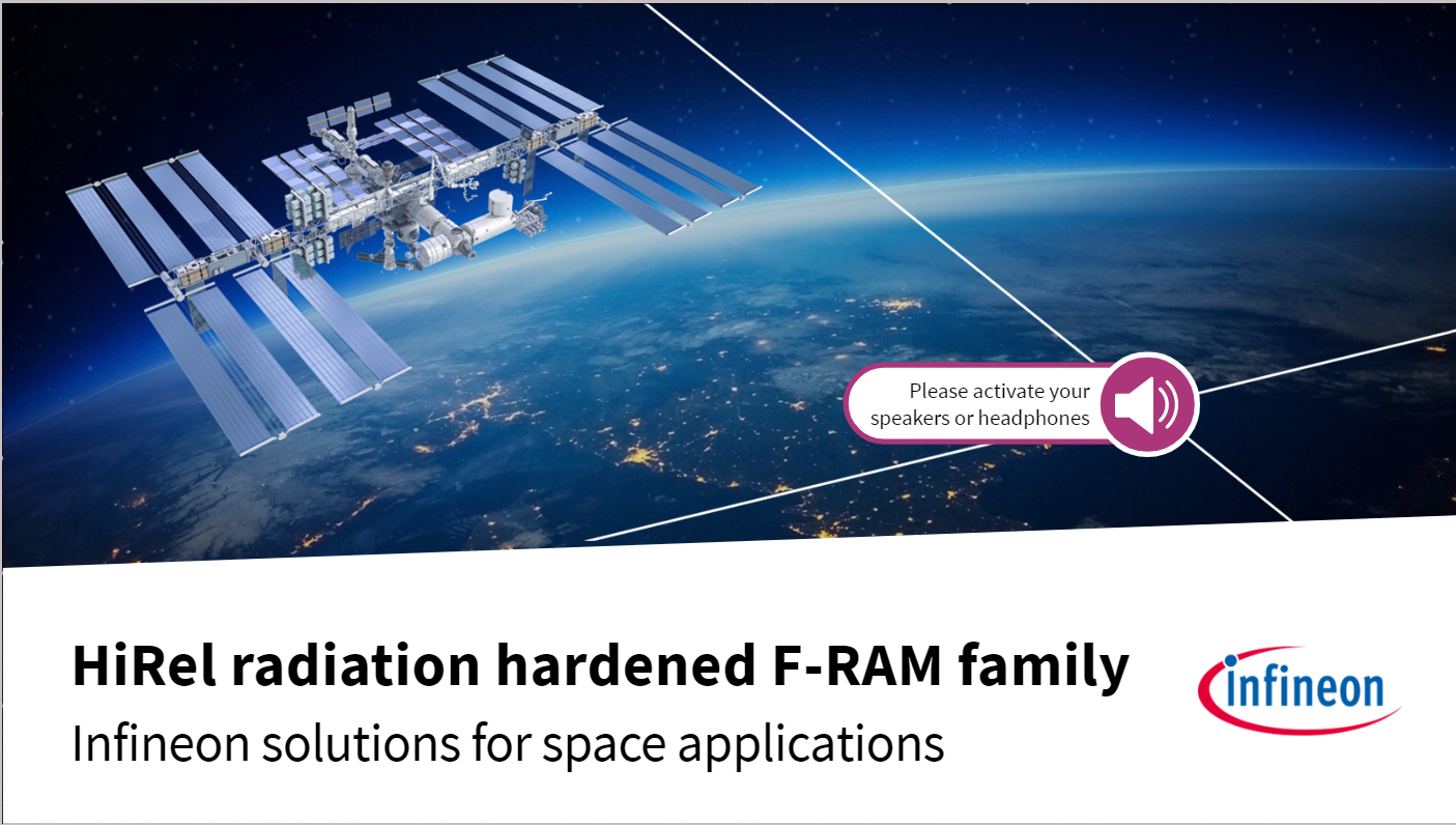 HiRel Radiation hardened F-RAM family training picture