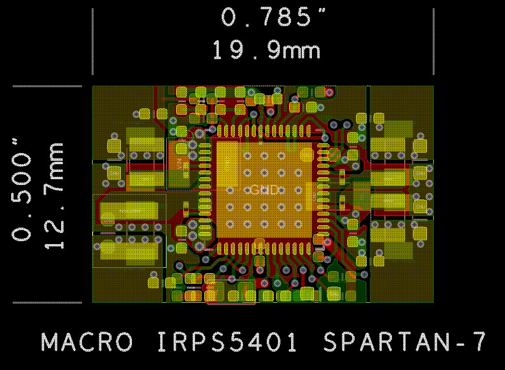 Spartan 7 - single sided PCB layout