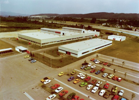 Standort in der Siemensstraße im Jahr 1974.