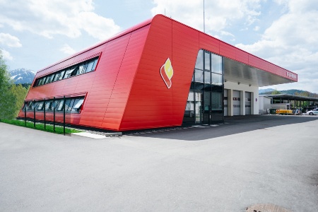 The new fire station at the Villach site