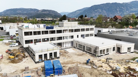 Shell construction of GPS Education and Training Campus. ©GPS