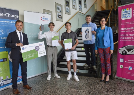 3rd place and team 2 with Raphael Plieschnig and Andreas Quehenberger for functional and cost-efficient e-charging column