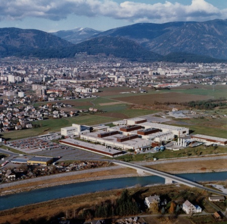 Aerial view of the Villach site