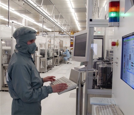 The $1 billion first phase expansion of the Infineon Technologies Richmond plant will install advanced equipment like this in a 550,000 sq ft production module and increase the number of workers at the plant by 800 to 2550 (from 1750 today).