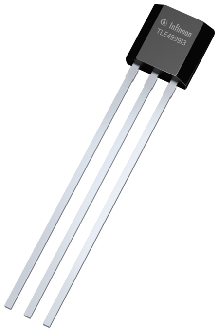 Der XENSIV™ TLE4999I3 von Infineon ist der weltweit erste monolithisch integrierte Linear-Hall-Sensor für ASIL D-Systeme.