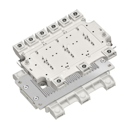 Das neue HybridPACK™ DC6i von Infineon für Traktionsumrichter nutzt EDT2 IGBT-Technologie und ist besonders für Hybrid- und kleine batterieelektrische Fahrzeuge geeignet.