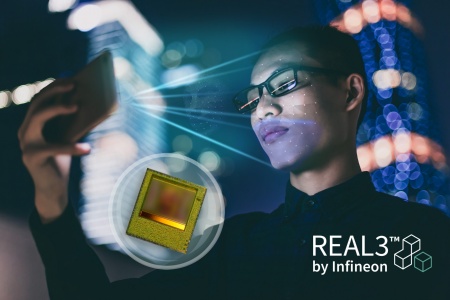 The reference design developed in collaboration with Qualcomm uses the REAL3™ 3D Time-of-Flight (ToF) sensor and enables a standardized, cost-effective and easy-to-design integration for smartphone manufacturers.