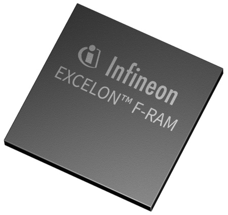 英飞凌的EXCELON F-RAM是新一代铁电存取存储器。新产品具有超低功耗模式与高速接口，以及即时非易失性和无限次数的读/写周期，并以此成为业界功耗极低的任务关键型非易失性存储器。