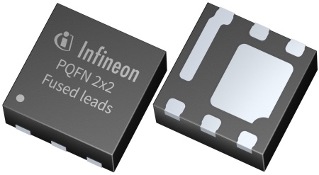 Infineon’s OptiMOS™ 5 25 V and 30 V solutions in PQFN 2x2 deliver a new power density and energy efficient dimension with the industry’s lowest on-state resistance. The small 2 x 2 mm2 package footprint offers PCB layout routing flexibility. Combined with an outstanding electrical performance, the solution further contributes to the power density and form factor improvement in the end application.