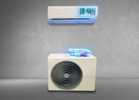 A smart air conditioner that can "see", "hear" and "feel" its environment    