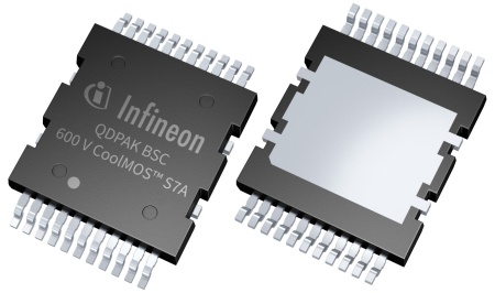 Infineon is expanding its CoolMOS™ S7 family of high-voltage superjunction (SJ) MOSFETs, targeting various applications. The portfolio extension includes innovative QDPAK top-side cooling packages, offering a low RDS(on) of only 10 mΩ, which contributes to higher efficiency and improved system performance.