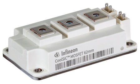 Infineon’s 62mm CoolSiC™ MOSFETs  are available in 1200 V variants of 5 mΩ/180 A, 2 mΩ/420 A and 1 mΩ/560 A. The 2000 V portfolio will include the 4 mΩ/300 A and 3 mΩ/400 A variants. The portfolio will be completed in Q1 2024 with the 1200 V/3 mΩ and 2000 V/5 mΩ variants. An evaluation board is available for rapid characterization of the modules (double pulse/continuous operation). For ease of use, it provides flexible adjustment of the gate voltage and gate resistors. At the same time, it can be used as a reference design for driver boards for volume production.