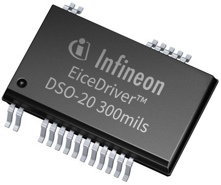 The half-bridge configuration of Infineon’s EiceDRIVER™ 2ED132x gate driver family complements the existing 1200 V SOI series, offering customers even more choice and flexibility. The increased output current capability extends the applicability of the portfolio to higher system power levels. The devices offer industry-leading negative VS transient immunity, shoot-through protection, undervoltage lockout and fast overcurrent protection. These features reduce the bill of materials and enable a more rugged design with a compact form factor.