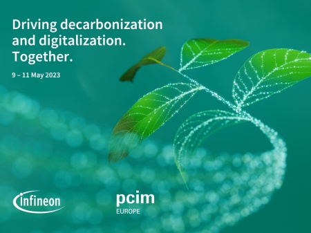 At PCIM Europe 2023 in Nuremberg/Germany, Infineon will showcase at booth #412 in hall 7, 9-11 May, 2023 how its latest solutions in power semiconductors and wide bandgap technologies provide answers to the current challenges of green and digital transformation. Under the motto “Driving decarbonization and digitization. Together.”, the company will offer numerous demonstrations, live TechTalks, and the opportunity to discuss design challenges with experts. Alternatively, industry professionals can register for the Infineon's virtual platform, which will be available around the clock from 27 April onwards.