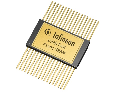 Infineon’s new asynchronous SRAMs in 8-,16-, and 32-bit wide configurations are QML-V certified, ensuring the reliability and lifecycle requirements of extreme environments. The devices feature access times down to 10 ns, making them the fastest option available. They also offer the smallest footprint for the highest density and lowest quiescent current. The patented RADSTOP™ technology memory solutions extend the computing limits of the overall system, while offering size, weight and power advantages for greater design flexibility.