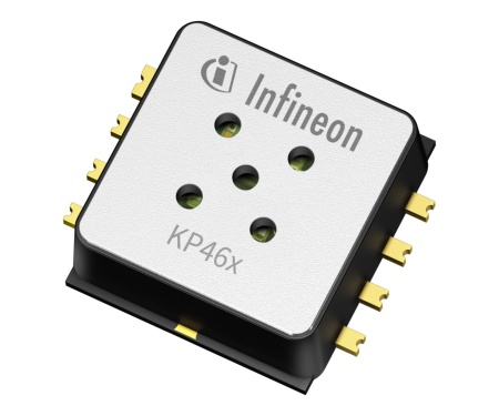 Infineon introduces two new XENSIV™ barometric air pressure (BAP) sensors, KP464 and KP466, for automotive applications. The KP464 is designed for engine control management, while the KP466 enhances seat comfort functions.