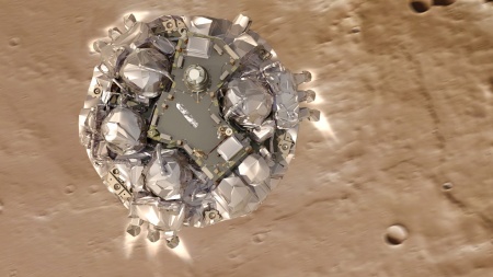 Schiaparelli contains sensors to evaluate the lander’s performance as it descends, and additional sensors to study the environment at the landing site. The landing module will not last for very long, it only has available battery power to last for up to four days. (Pictures/Animations: ESA)