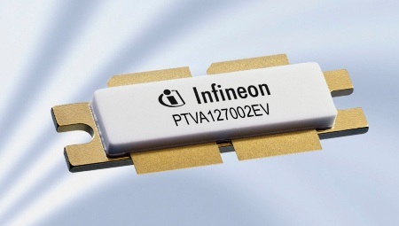 Der neue HF-Transistor von Infineon für das L-Band bietet die industrieweit höchste Ausgangsleistung für Radarsysteme (700 W), die im Frequenzbereich von 1200 bis 1400 MHz arbeiten.