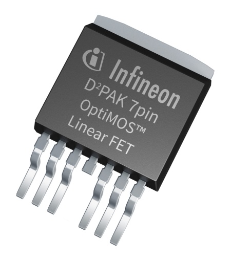 The OptiMOS Linear FET is available now in three voltage classes: 100 V, 150 V, and 200 V. They can be supplied in either a D2PAK or D2PAK 7pin package. These industry standard packages offer a compatible footprint for drop-in replacement.