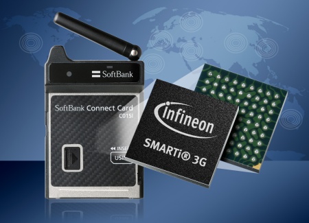 Seiko Instruments verwendet UMTS-RF-Transceiver von Infineon in schnellen HSDPA-Datenkarten