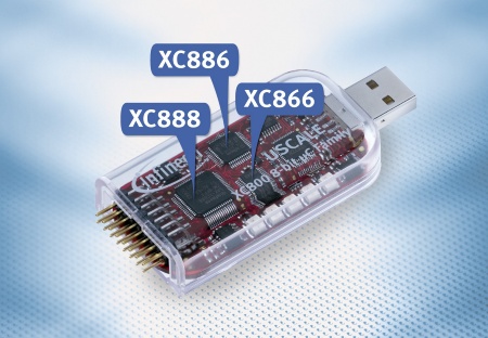 The USCALE kit offers access to the key features and to the hardware signals of each of the three 8-bit microcontrollers for extensive benchmarking and evaluation. 