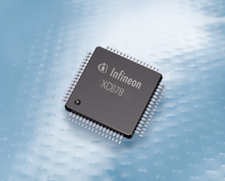 Infineon's XC878 family of 8-bit microcontrollers is capable of supporting both Power Factor Correction (PFC) and Field Oriented Control (FOC). It enables excellent torque dynamics, reduced noise and higher energy efficiency for motor drives in industrial, automotive and price-sensitive applications, such as air conditioning systems, pumps and fans.