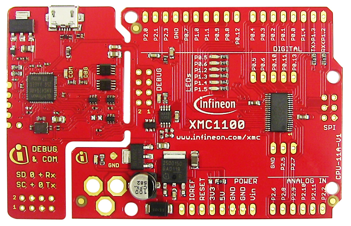 2*OO-81 Infineon xmc1100 Microcontrôleur Boot Kit pour Arduino 