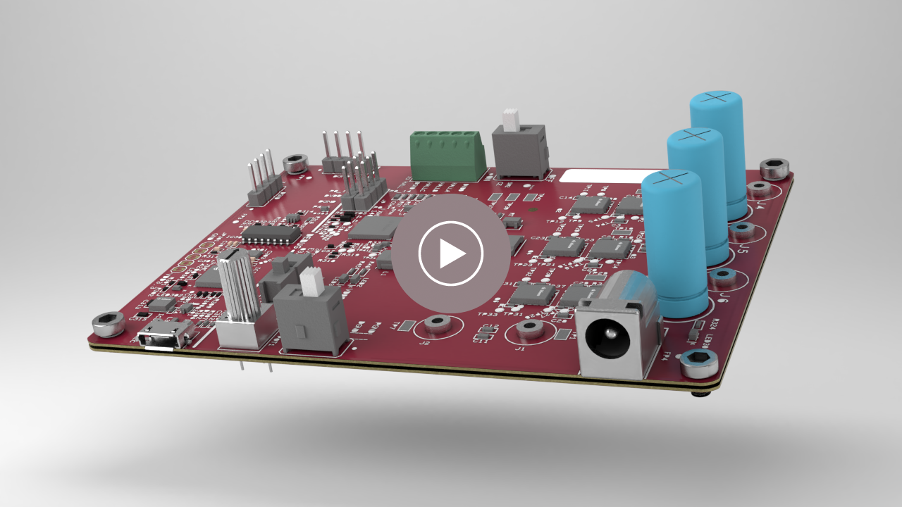 Infineon 3D model interactive board EVAL_6EDL7141_TRAP_1SH